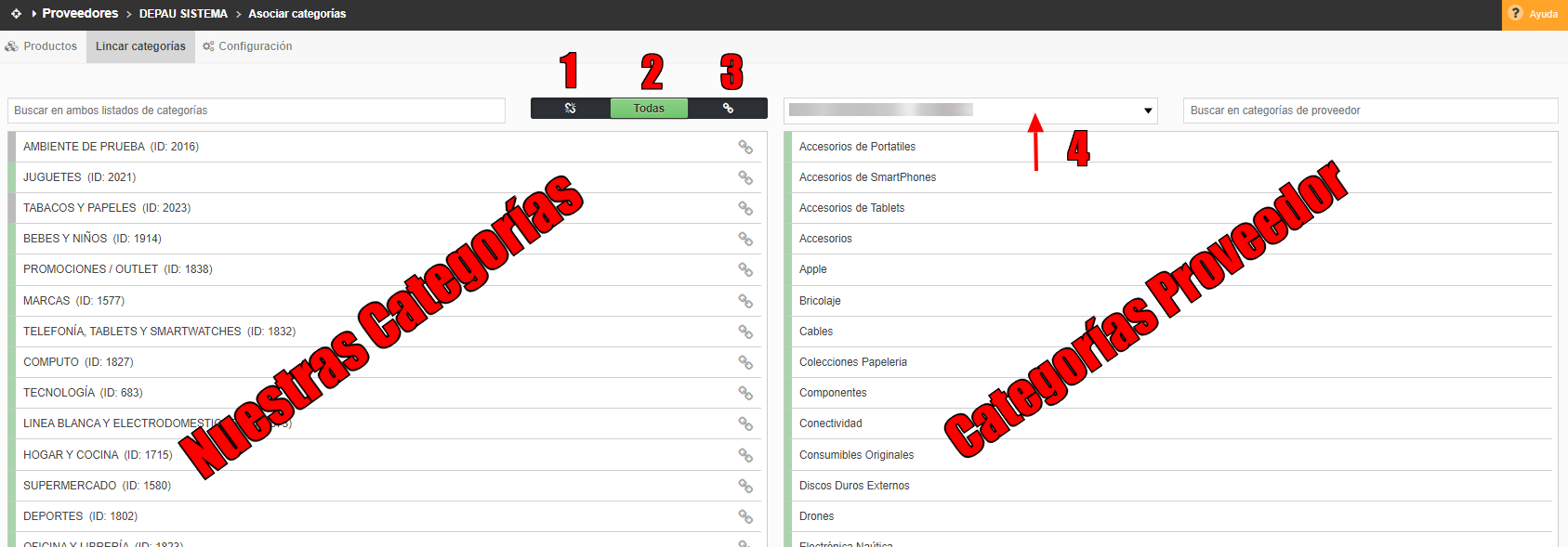 Lincar categorias Shopincloud 2